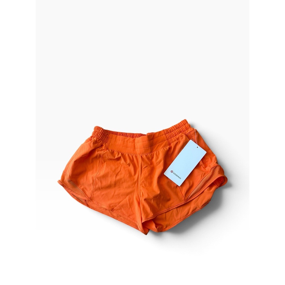 Lululemon Hotty Hot Low Rise Short 2.5 Orange Size 0